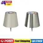 Wireless Bottle Lamp Rechargeable Warm Light & RGB Touch LED Table Lamp (Beige)