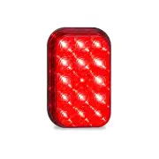 LED Autolamps Rectangular Stop Tail Light 16 LED Lamp 12-24V Bulk