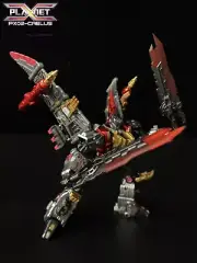 Planet X PX-02M Crelus Swoop Dinobot Metallic Transforms Toy Gift Action Figure