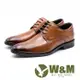 W&M真皮縫線造型綁帶皮鞋 男鞋 -棕(另有黑)
