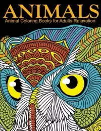 在飛比找博客來優惠-Animal Coloring Books for Adul