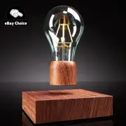 Levitating Light Bulb Floating LED Touch Control 360° Spin Desk Night Lamp