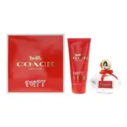 2pc Coach Poppy 100ml EDP & 100ml Body Lotion Perfume/Frangrance Gift Set
