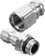 High Pressure Jet Washer Nozzle Stainless Steel Home Sprayer Accessory for Kitchen Cleaning Easy Installation and Powerful Drain Clearing Tool