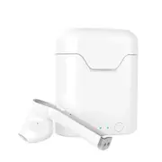 H17T Mini TWS Wireless Stereo Earbuds bluetooth 5.0 Earphone Hi-fi Sport Headphones with Charging Case for Phones WHITE COLOR