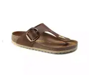 Birkenstock Gizeh Big Buckle Oiled Leather - Cognac EU 36R - 41R