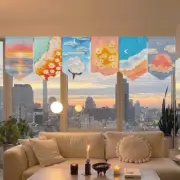 Triangle Doorway Curtains Flag Kitchen Short Curtains Door Hanging Short Curtain