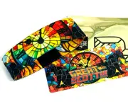 ZOX **GREAT SCOTT** Silver Strap medium MYS Wristband w/Card BACK TO THE FUTURE