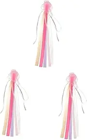 BESPORTBLE Helmet Streamers Electric Bike Decorate Scooter Ribbons Handlebar Streamers Handlebar Decorations Teenager Bike Streamers Bike Ribbons Bike Decor Bike Tassels for Decor Cloth