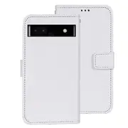 Idewei For Google Pixel 7a Anti-drop Cell Phone Cover Stand Wallet Protective Pu Leather Phone Case