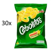 Lot of 30 Brazilian Original Elma Chips Cebolitos Onion Snacks Corn Chips 45g