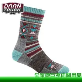 【全家遊戶外】㊣ Darn Tough 美國 DT 女登山健行羊毛襪 藍綠 DT1962-TEAL /透氣 控溫 抗臭 排汗 超細纖維