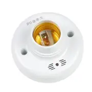 2PCS E27 Auto Sound Control Delay Light Sensor Switch Lamp Socket Bulb Holder