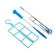 4 In 1 Water Hydration Bladder Tube Cleaner Cleaning Brush Kit For Outdoor Bag Packs Blue Hydration Packs