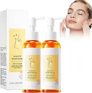 Tkekruh 2 x Cleansing Oil for Face 150 ml, Makeup Remover, Care Oil for Daily Facial Cleansing, Moisture Deep Cleansing Oil, Makeup Blackhead Remover Oil, Exfoliating, Smooth Skin, Skin Cleanser