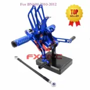 FXCNC CNC Front Rearsest Footpegs Footrest Mount Fit BJ600 TNT600 BJ600GS Blue