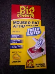 The Big Cheese Mouse And Rat ATTRACTANT FOR ALL TRAPS NEW FREE SHIP in Aust