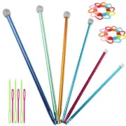 Tunisian Crochet Hooks Set 6.5mm-11mm Large Size Tunisian Crochet Hook with A