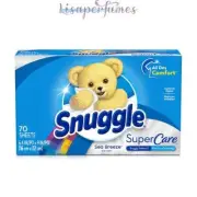 Snuggle SuperCare Sea Breeze Dryer Sheets 70 Sheets NIB