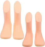 COHEALI 2sets Foot Mold Outfits Shoes Boys Toe Boys Shoes Shoe Stretcher Sandals Women Sock Boot Laces Feet Legs Shoe Expander Finger Puppets for Shoe-Stretcher 4pcs*2