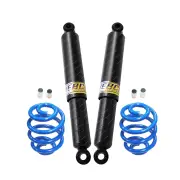 Rear Webco Shock Absorbers Lovells Super Low Springs for MITSUBISHI MAGNA TR TS