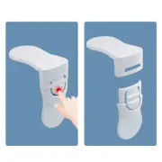 5Pack Right Angle Drawer Lock Child Safety Locks Drawer Lock Anti-Pinching Hand