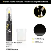 Touch Up Paint For Lada All Models 635 Dark Chocolate With Polish Paste