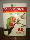 Bask 'N" Heat 60 Watt Ceramic Heat Lamp Bulb Fixture Reptile Bird Turtle