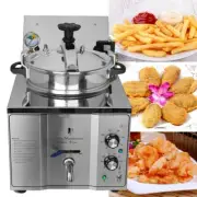 110V 16L High Pressure Fried Chicken Stove Deep Fryer Machine for Meat Veggies
