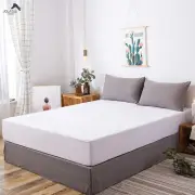 Waterproof Matress Protector Fitted Deep Pocket Cotton Terry Mattress Cover Pad