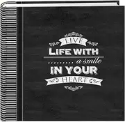 Chalkboard 200 pkt 4x6 Photo Album, Smile