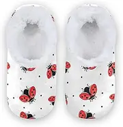 [Caihoyu] Kids Girls Boys Closed Back House Slippers Coral Fleece Non-Slip Spa Hotel Guest Slippers Hotel Travel Bedroom Airplane Party