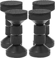 HEALEEP 4pcs Adjustable Headboard Stabilizer for Bed Frame Anti-Shake Stopper Reduces Noise and Wall Damage Fits Easy Installation Shock Absorption