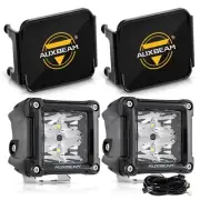 AUXBEAM 3"inch LED Cube Pods Work Light Bar Spot Driving Fog Offroad ATV UTV 4X4