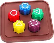 Toyvian Portable Stone Catching Game Korean Tossing Game Sets for Boys and Girls Hand Eye Coordination Training