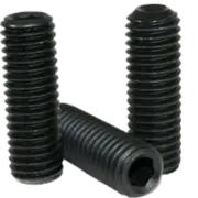 5/16"-18 x 7/16" Socket Set Screws Cup Point, UNC Black Oxide, 25 Pack