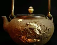 在飛比找Yahoo!奇摩拍賣優惠-日本龜文堂鐵壺