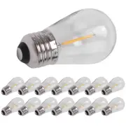 15 Pack 3V LED S14 Replacement Light Bulbs Shatterproof Outdoor Solar5108