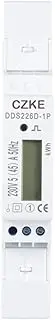 DJDLFA DDS226D-1P LCD Single-Phase Din-Rail Energy Meter 220V 230V 240V 5(25) A, 5(30) A 5(45) A AC