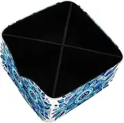 Desk Organizers and Storage,Small Desk Organizer,1-Pc,Bohemian Ethnic Mandala Leaves