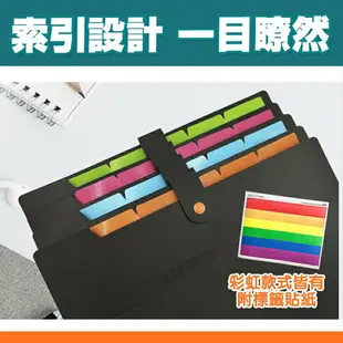 風琴夾 風琴包 A4風琴夾 A4文件夾 資料夾 檔案夾 考卷收納夾 多格收納 文件分類 辦公收納 收納夾 資料袋咪咪購物