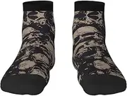 [JBYJBX] Cool Skull Graphics Print Adult Socks Womens Mens Workout Thermal Cozy All-Season Gift Holiday Articles Use