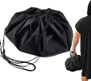 Wetsuit Change Bag | Surf Changing Mat - Wet Swimsuit Storage Bag, Black Drawstring Dry Bag for Storing Surfing Gear, 50CM / 90CM / 130CM Borato