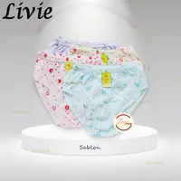 在飛比找蝦皮購物優惠-6 件裝女式內褲打 LIVIE SABLON Cd 女式 C