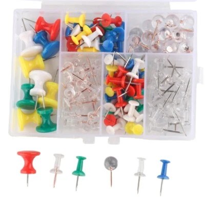 Push Pin Cork Notice Board Thumb Tacks Drawing Pins Assorted Color Push Pin