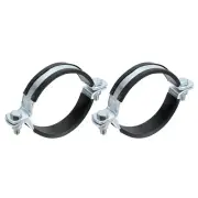 2 Pcs Adjustable Split Ring Hanger, 139.7mm/5.5" Pipe Bracket Clamp