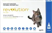 Flea and Worm Treatment for Cat 2.6 Kg to 7.5 Kg, Blue (Pack of 6)
