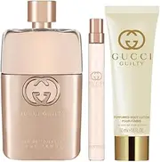GUCCI Women's Guilty Fragrances 3 Piece Gift Set (EDP 90 ml + EDP 10 ml + Body Lotion 50 ml)