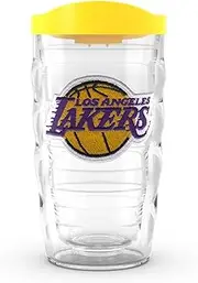 Tervis NBA Los Angeles Lakers - Primary Logo Made in USA Double Walled Insulated Tumbler Travel Cup Keeps Drinks Cold & Hot, 10oz Wavy, Classic