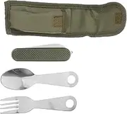 Kisangel Elegant 1 Set of Cutlery Tableware Set Fork Spoon Knife for Party Catering Household Hotel Restaurant